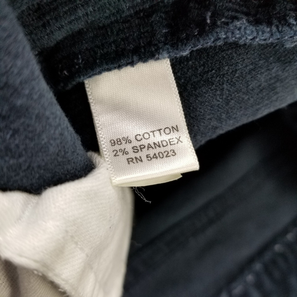 Banana Republic Corduroy Pants Womens Size 31X33 Blue Cotton Stretch - Picture 9 of 10